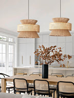Ophelia Woven Rattan Pendant Light
