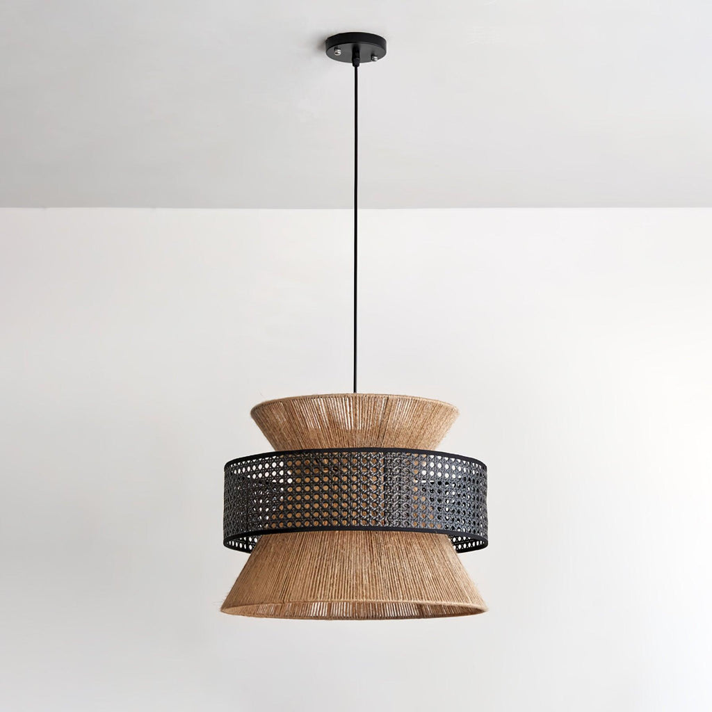 Ophelia Woven Rattan Pendant Light