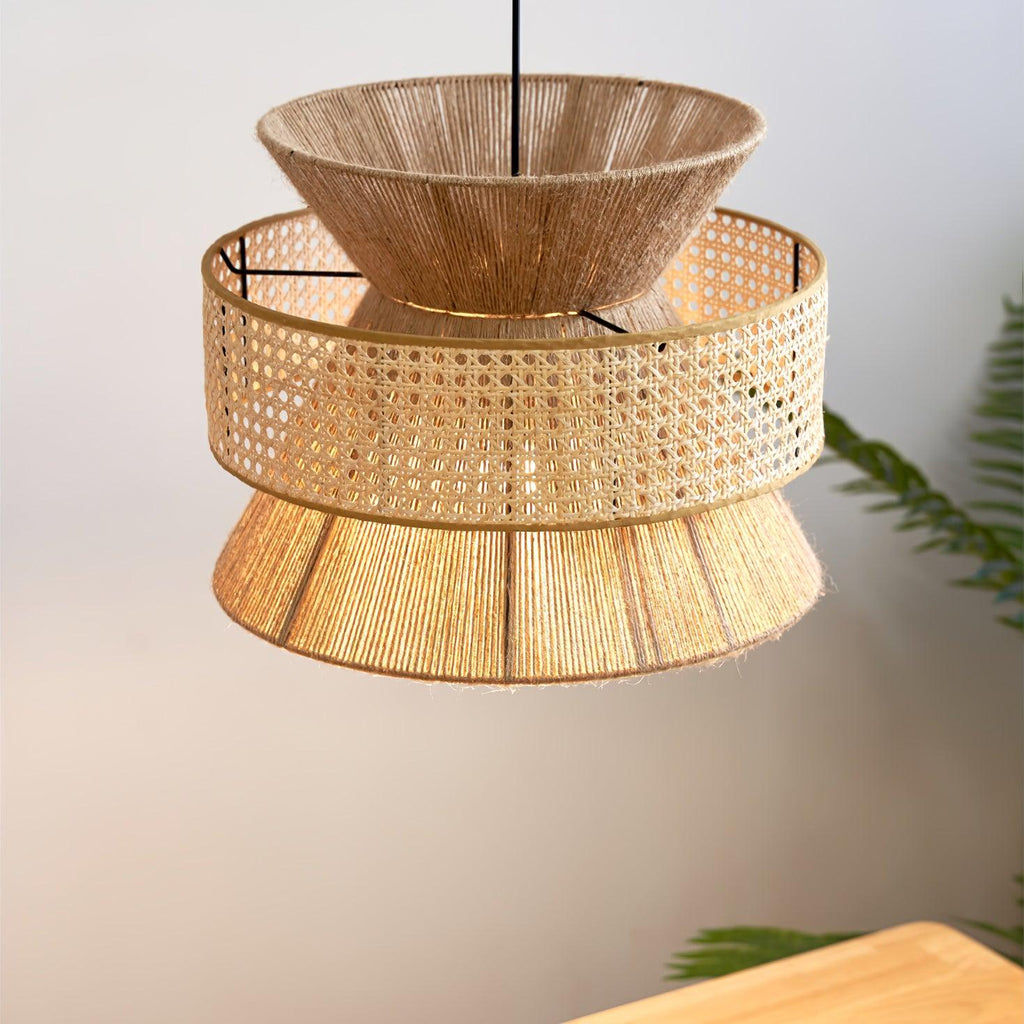 Ophelia Woven Rattan Pendant Light