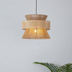 Ophelia Woven Rattan Pendant Light