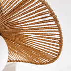 Fynora Woven Semi Flush Ceiling Light
