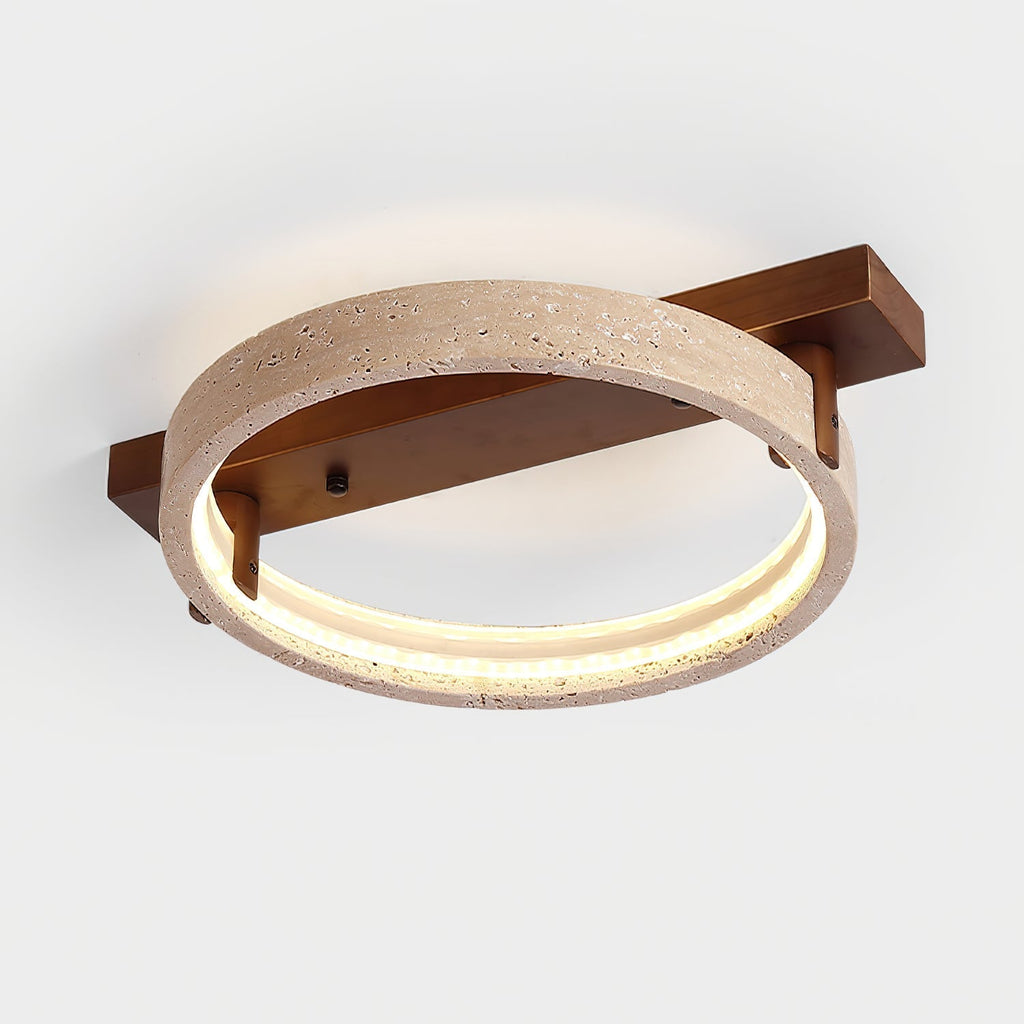 Ritta Natural Travertine Ceiling Lamp