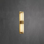 Caspian Alabaster Brass Wall Light