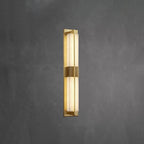 Caspian Alabaster Brass Wall Light