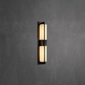 Caspian Alabaster Brass Wall Light