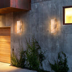 Orvian Wall Light Outdoore Minimalist in Alabaster - Kingsley Beaumont