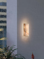 Orvian Wall Light Outdoore Minimalist in Alabaster - Kingsley Beaumont
