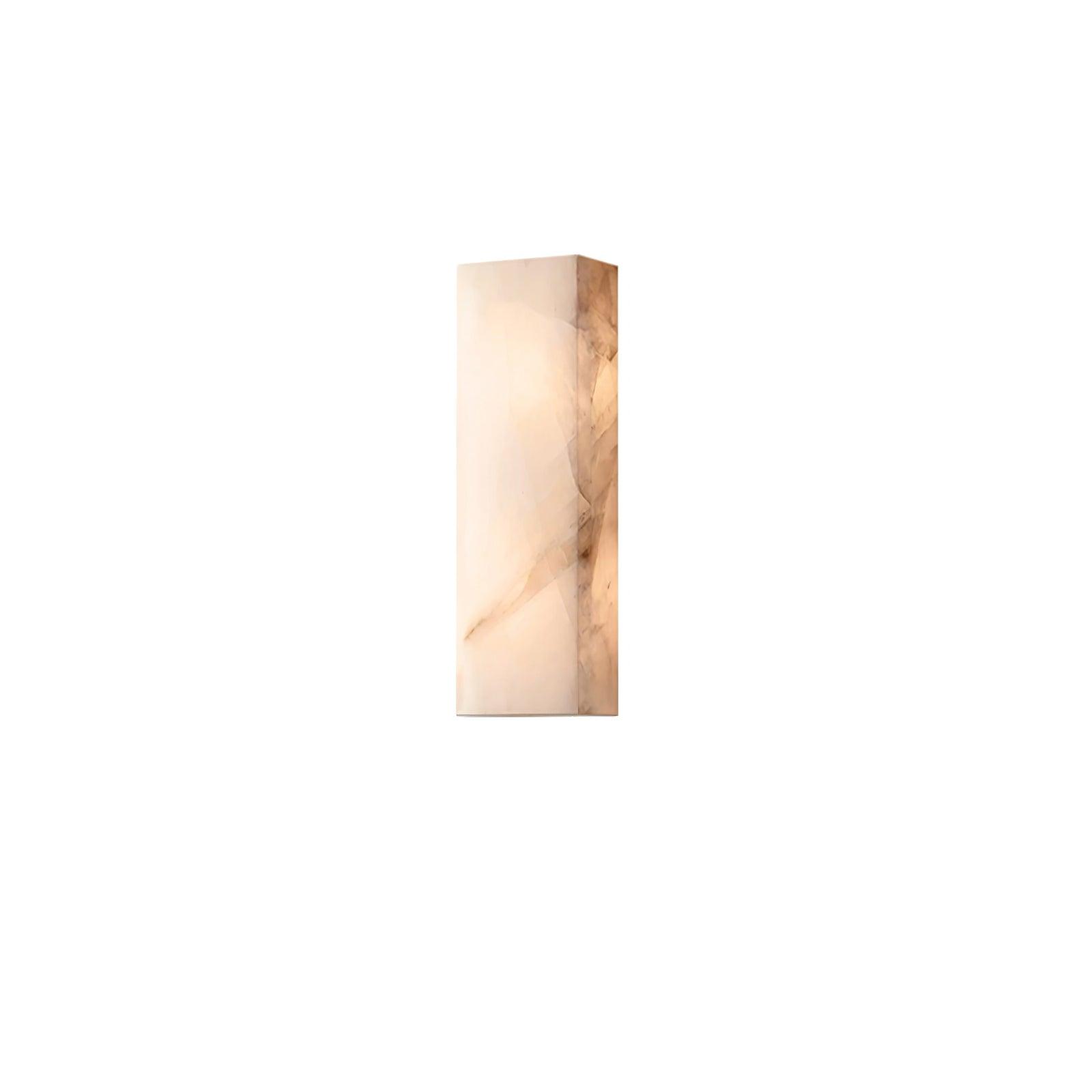 Orvian Wall Light Outdoore Minimalist in Alabaster - Kingsley Beaumont