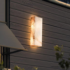 Orvian Wall Light Outdoore Minimalist in Alabaster - Kingsley Beaumont