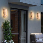Orvian Wall Light Outdoore Minimalist in Alabaster - Kingsley Beaumont