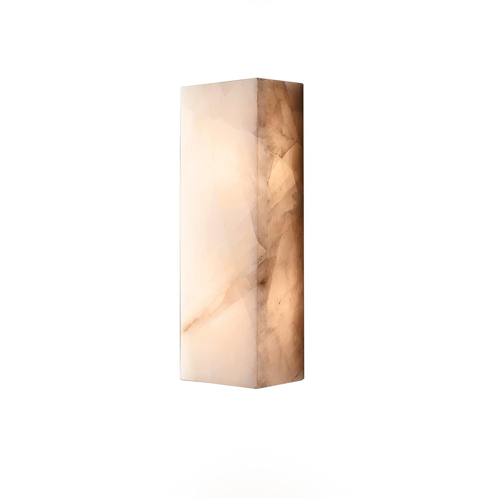 Orvian Wall Light Outdoore Minimalist in Alabaster - Kingsley Beaumont