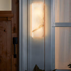 Orvian Wall Light Outdoore Minimalist in Alabaster - Kingsley Beaumont
