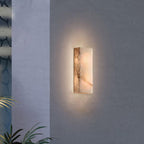 Orvian Wall Light Outdoore Minimalist in Alabaster - Kingsley Beaumont