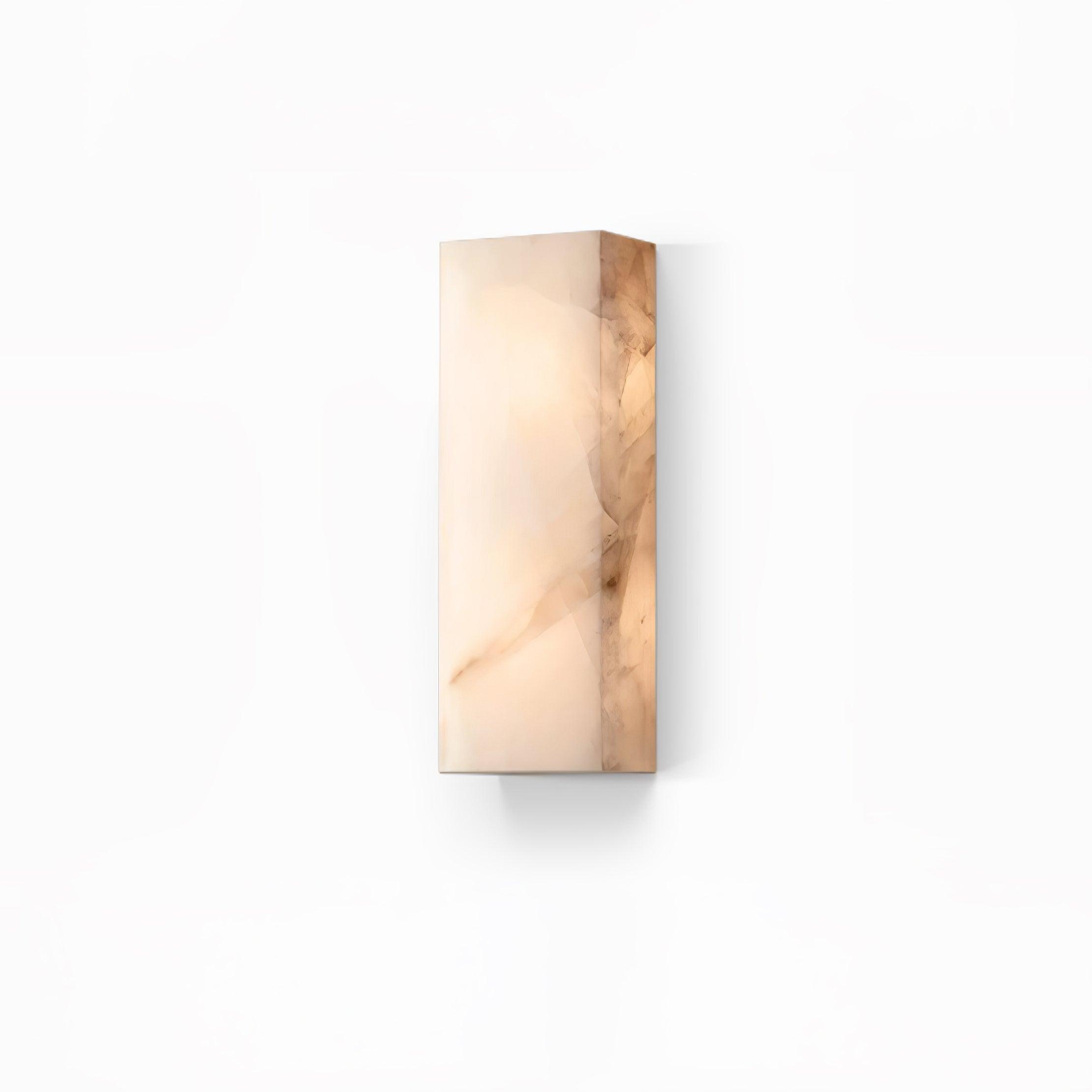 Orvian Wall Light Outdoore Minimalist in Alabaster - Kingsley Beaumont