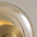 Elysso Brass Circular Wall Lamp