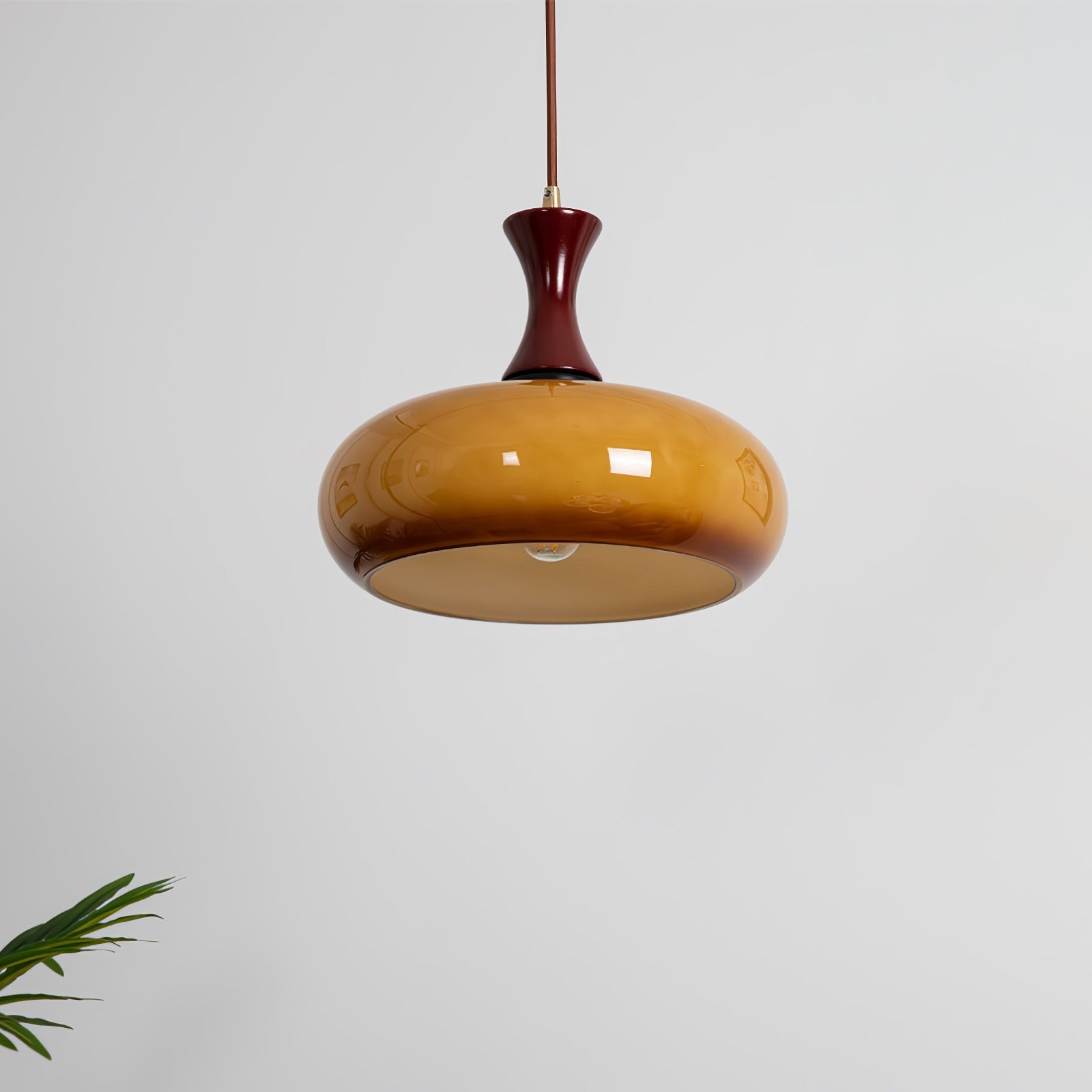 Arisha Vintage LED Glass Pendant Light Living Room