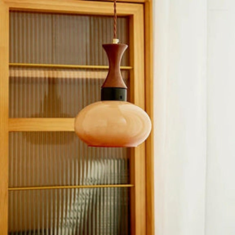 Arisha Vintage LED Glass Pendant Light Living Room