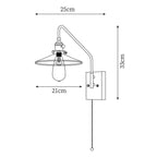 Fayel Pleated Shade Wall Lamp