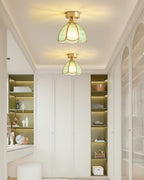 Civelle Tiffany Style Stained Glass Ceiling Light