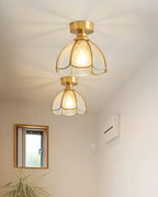 Civelle Tiffany Style Stained Glass Ceiling Light