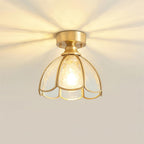 Civelle Tiffany Style Stained Glass Ceiling Light