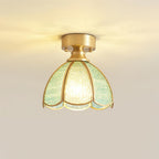 Civelle Tiffany Style Stained Glass Ceiling Light