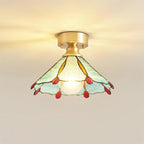 Civelle Tiffany Style Stained Glass Ceiling Light