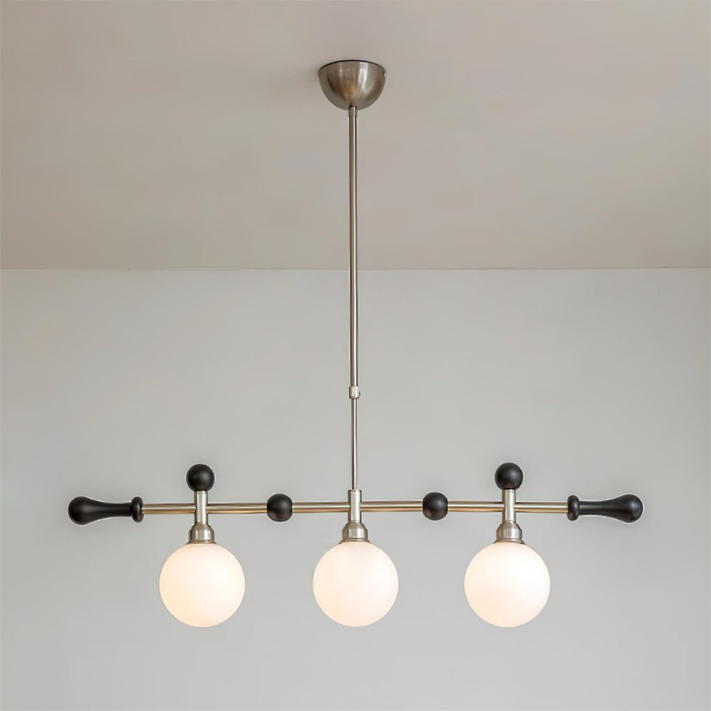 Chandelier Linear Globe LED/Incandescent for Dining Room Kitchen Island