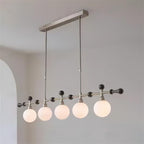 Chandelier Linear Globe LED/Incandescent for Dining Room Kitchen Island