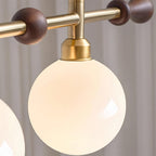 Chandelier Linear Globe LED/Incandescent for Dining Room Kitchen Island