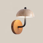 Solaro  Wall Light  Travertine  Half-dome   Shade