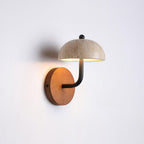 Solaro  Wall Light  Travertine  Half-dome   Shade