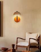 Solaro  Wall Light  Travertine  Half-dome   Shade