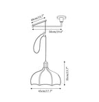 Eldin Adjustable Pendant Light