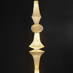 Faye Sculptural Paper Vertical Pendant Light