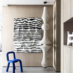 Faye Sculptural Paper Vertical Pendant Light