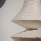 Faye Sculptural Paper Vertical Pendant Light