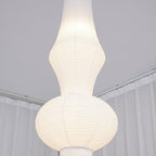 Faye Sculptural Paper Vertical Pendant Light
