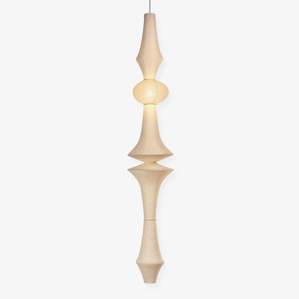 Faye Sculptural Paper Vertical Pendant Light