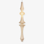 Faye Sculptural Paper Vertical Pendant Light