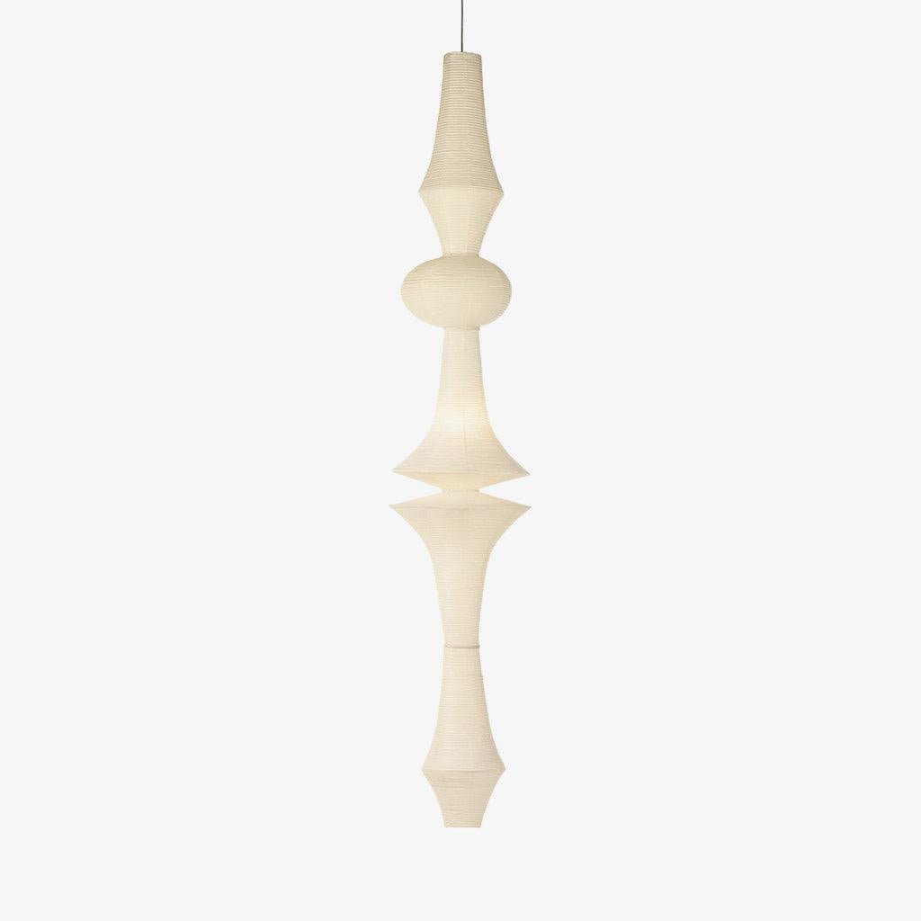 Faye Sculptural Paper Vertical Pendant Light
