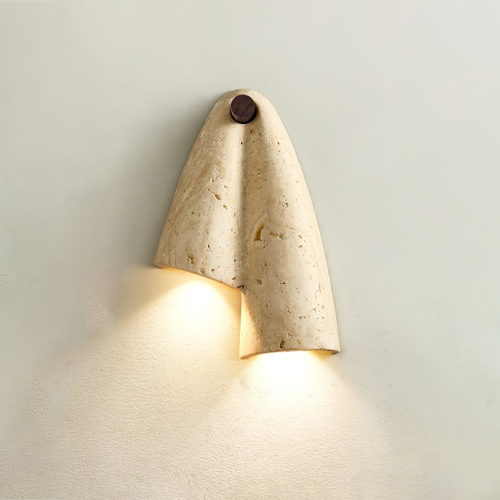 Artistic  Travertine  Wall Light