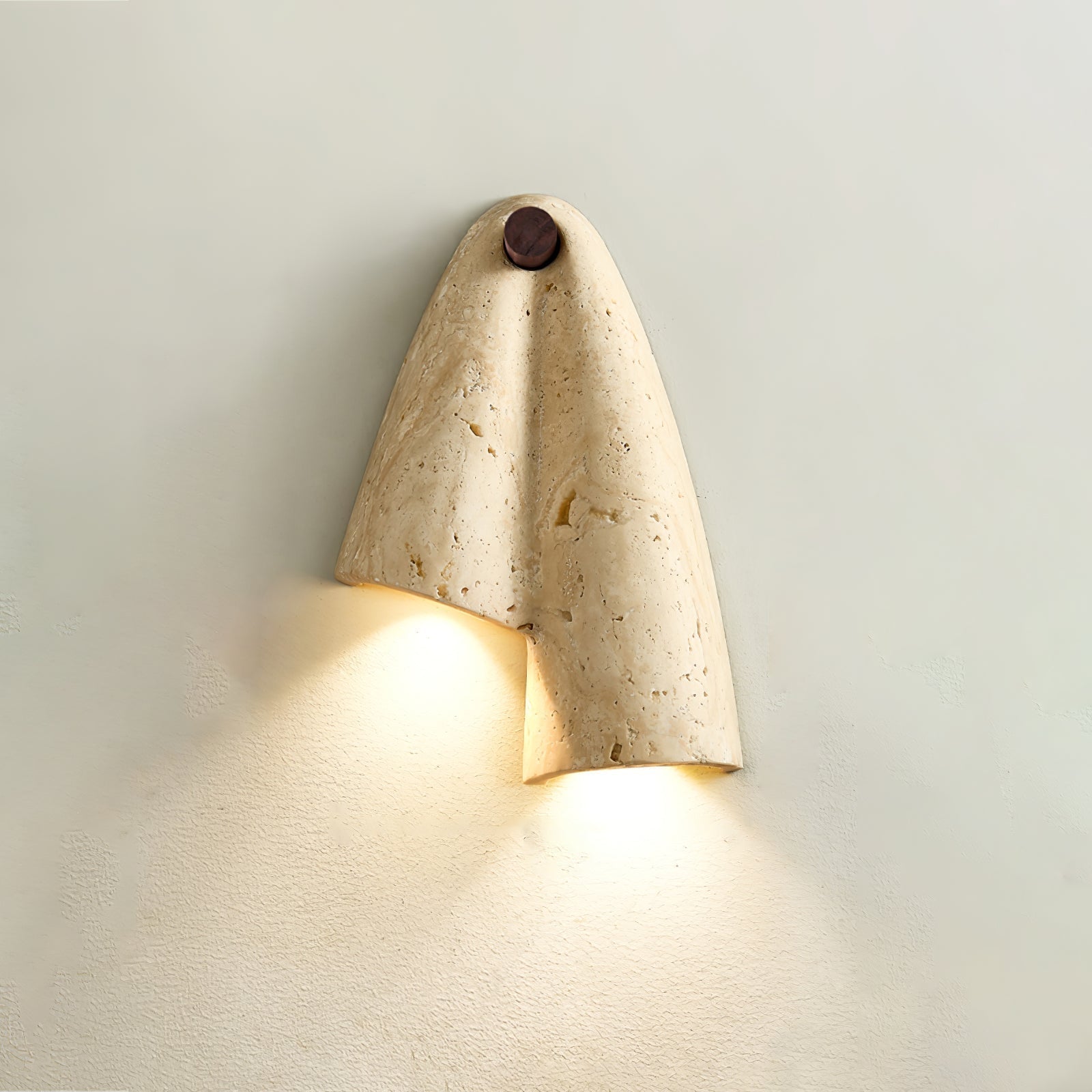 Artistic  Travertine  Wall Light