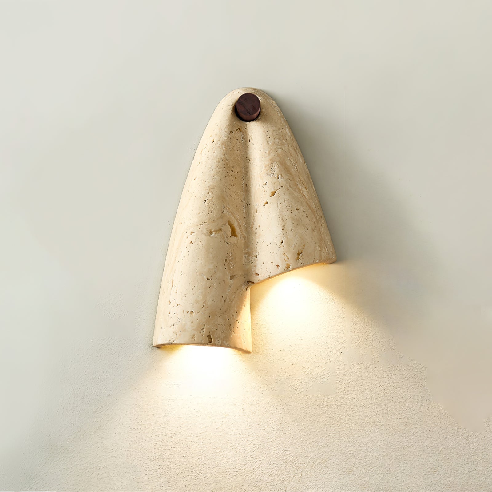 Artistic  Travertine  Wall Light