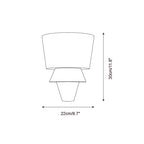 Elyon Elegant White Alabaster Wall Lamp