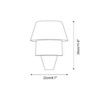 Elyon Elegant White Alabaster Wall Lamp