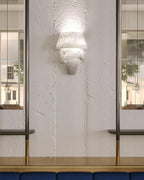 Elyon Elegant White Alabaster Wall Lamp