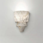 Elyon Elegant White Alabaster Wall Lamp