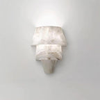 Elyon Elegant White Alabaster Wall Lamp