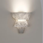 Elyon Elegant White Alabaster Wall Lamp